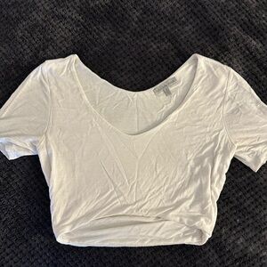 Cute White Crop Top